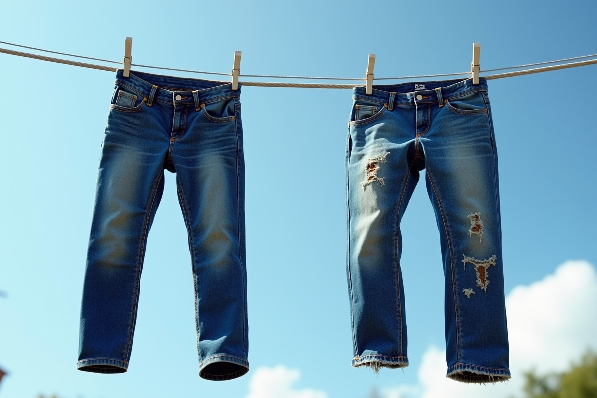 pantalon usé