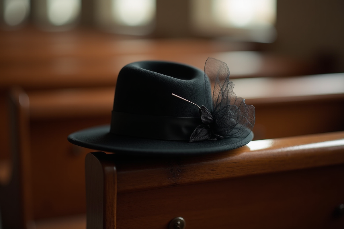 chapeau funéraire